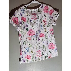 Fashion Magazine Exclusive Floral Women's Top (Size‎ Medium)